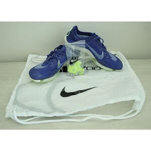 Nike D4385-400 Men Sz 8 Blue Air Zoom Victory Track & Field Running Spikes